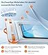TORRAS wasserdichte Handyhülle [Doppelte Taschen] IP68 Unterwasser Handyhülle Wasserfeste Handytasche für Schwimmen, Waterproof Phone Case für Smartphone bis 7 Zoll- Weiß