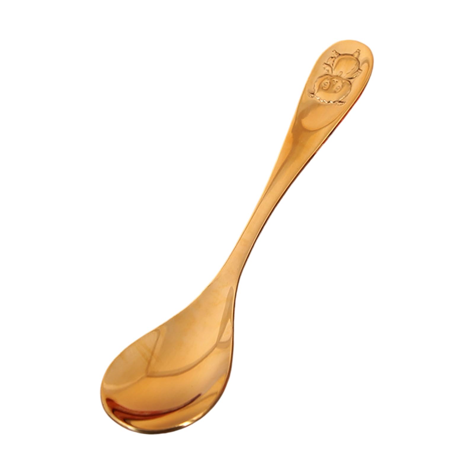 LUCKGONI Elegant Chinese Birth Animal Soup Spoon Bronze 12 Animal Design Optional For Dining And Collecting