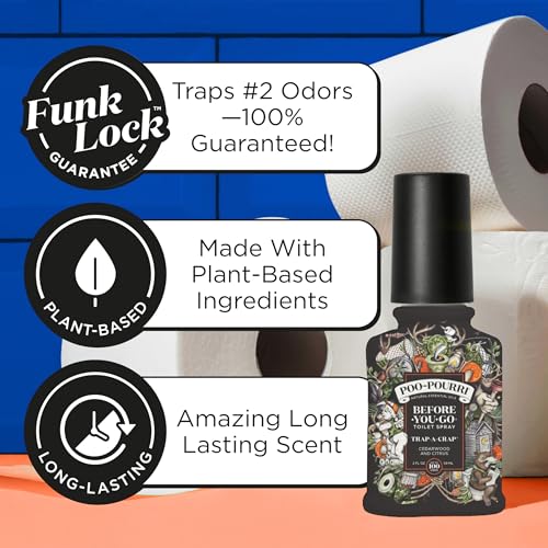 Image of Poo-Pourri Before-You-Go Toilet Spray, Trap-A-Crap, 2 Fl Oz - Cedarwood and Citrus