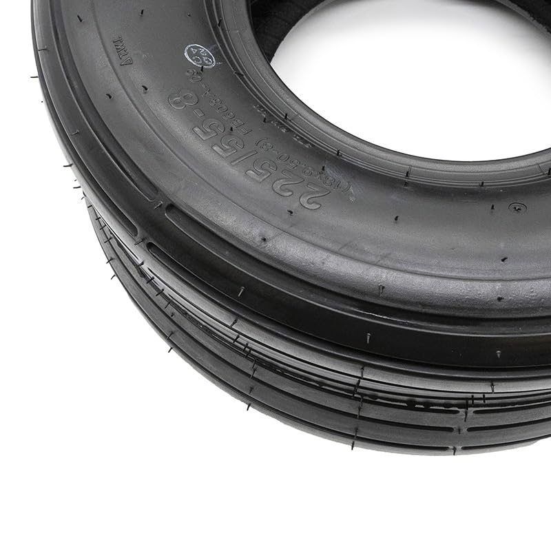 eWheel Pneu tubeless 18 x 9,5 8/225/55 8 lisse pour trottinette électrique haute résistance pour un usage quotidien meilleure adhérence et stabilité en déplacement urbain