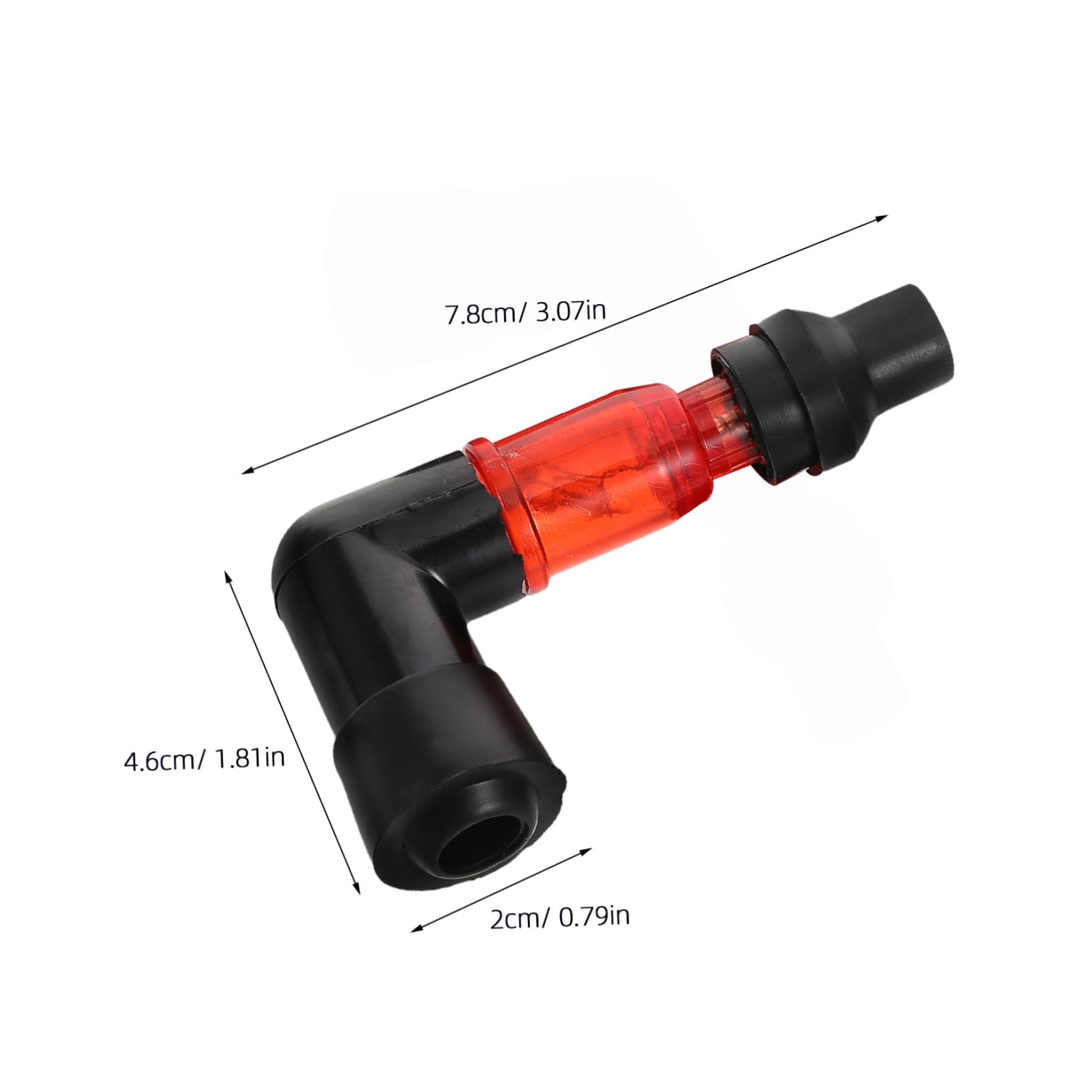 OSOLADY 3pcs Lighted Spark Plug Cap for Motorcycles Atvs and Dirt Bikes High Voltage Resistor Cap with Enhanced Ignition Efficiency for Reliable Engine Performance