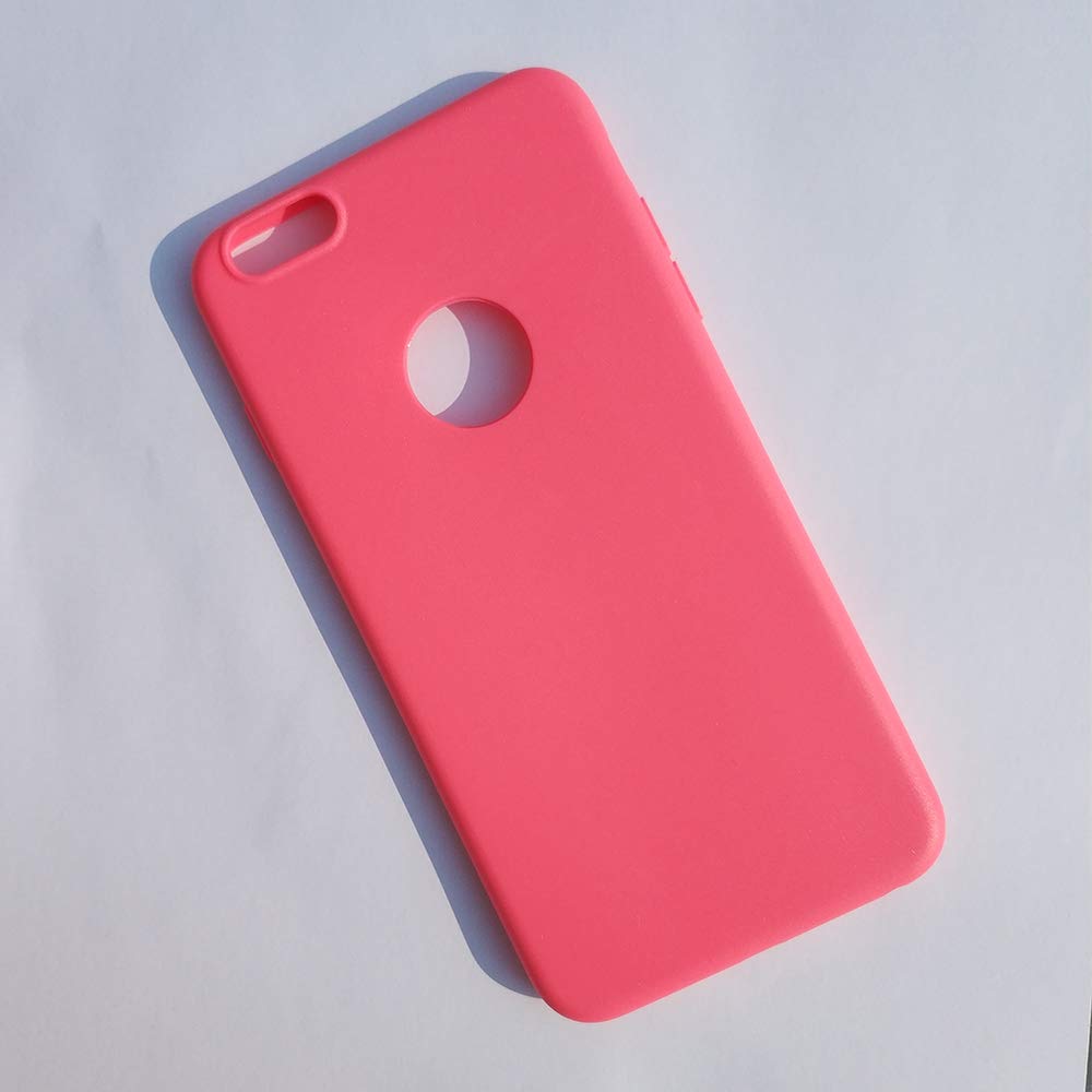 FUNZONiPhone 6 / 6s Plus Case, Pink Cute iPhone 6 / 6plus Phone Case Made of Soft TPU US-SJK001 (Red)