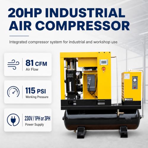 HPDAVV PM VFD Rotary Screw Air Compressor