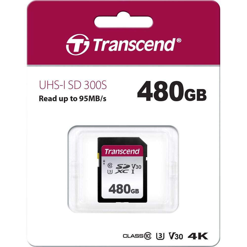 ■Transcend　TS480GSDC300S [480GB] Transcend TS480GSDC300S 480 GB SDXC/SDHC 300S Memory Card