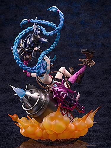 Myethos League Of Legends: Jinx 1:7 Scale Pvc Figure, Multicolor #TOP1