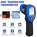 Digital Infrared Thermometer YF-985CAPP Non Contact Temperature Gun -58℉-1472℉ Pyrometer 16:1 Accurate IR Thermometer with Wireless Bluetooth,Backlight for Industry Kiln Forge【Not for Human】