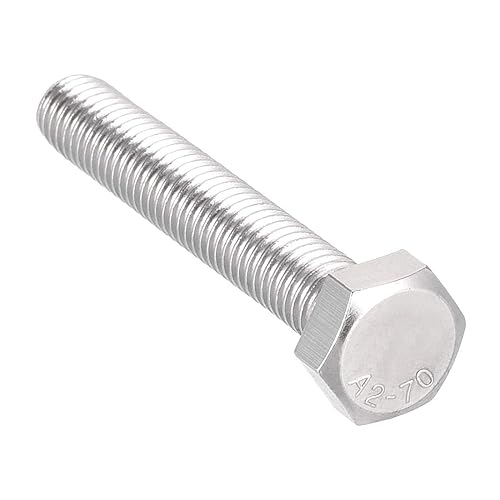 Miniatura 10 de uxcell Pernos hexagonales de M12x40mm Pernos de tornillo de mano izquierda hexagonal de acero inoxidable 304