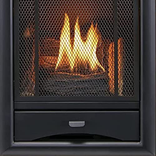 Procom Dual Fuel Ventless Gas Fireplace System - 10,000 Btu, T-Stat Control, Apple Spice Finish - Model# Fs100T-As #TOP3