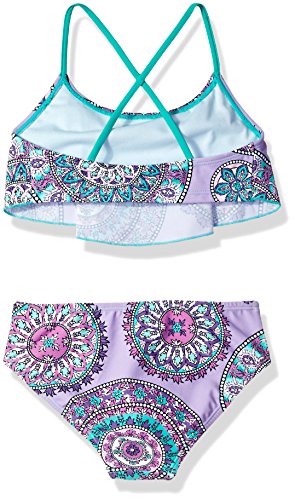 Image of Kanu Surf Girls' Alania Flounce Bikini Beach Sport 2 Piece Swimsuit