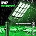Hog Light for Night Hunting,22000LM Powered Feeder Light(Green) Solar Lights for Hunting Hogs, Coyote, Varmint, Deer, Motion Activated Feeder and Waterproof with Motion Sensor and Remote Control-2PACK