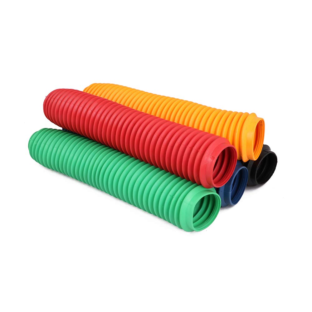 Copri Forcella Forcelle Moto Soffietti forcella anteriori in gomma universali per moto adatti per HONDA YAMAHA KTM KAWASAKI SUZUKI EXC SX XC XCF SXF CR CRF YZ DRZ(Green)