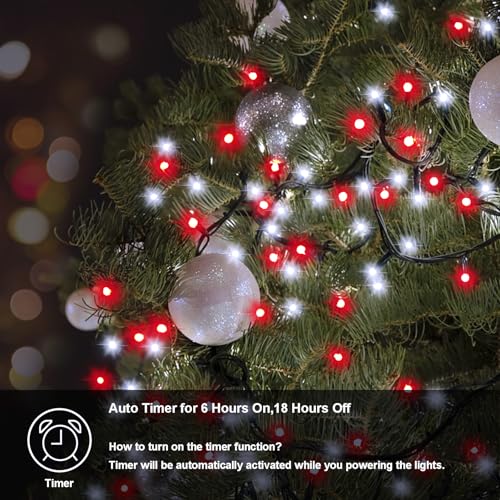 Guirlande lumineuse Noël 8 modes à programmation automatique intégrée - 3