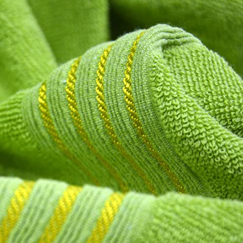 Image of Divine Casa 500 GSM Cotton Towel for Bath Large Size |Super Soft and Super Absorbent Bath Towels for Men & Women - Pack of 1 (140x70 CM, Parrot Green)