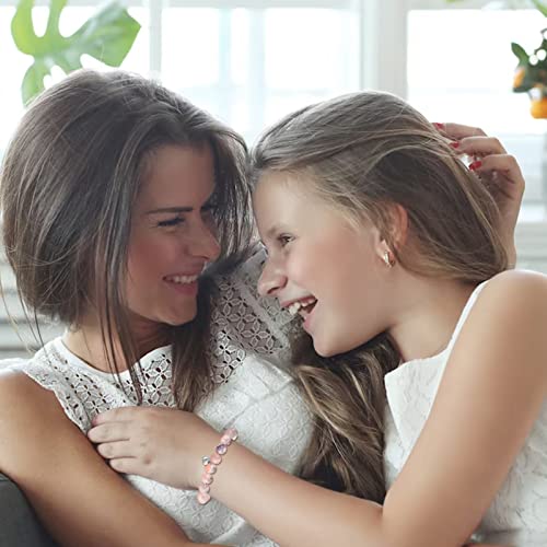 HUASAI Bonus Daughter Gifts Natural Stone Bracelet for Daughter in Law Daughter Gift from Mom2