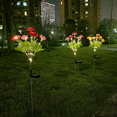 Simulation extérieure lumière de fleur solaire LED pour allée