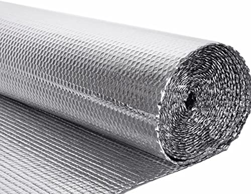 GTYUNZP Réflecteur De Chaleur pour Radiateur Feuille D'isolation pour Économie D'énergie Isolation Thermique Réflexion Auto-adhésive Aluminium pour Radiateur Sol Toit Mur Bureau (Size : 1mx1m)