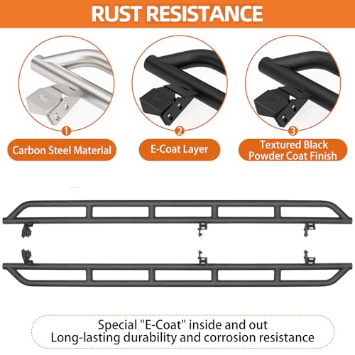 Estribos Rock Slider para Toyota Tundra 2007-2021 miniatura 7