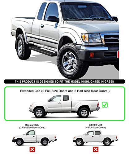 Estribos laterales para Toyota Tacoma 1995-2004 miniatura 2