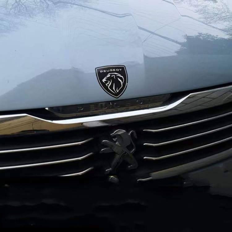 Autocollant Capot Voiture Autocollant Badge Emblème Peugeot 508 - Argenté, Adhésif 3M, Pour Capot, Coffre, Personnalisation Voiture Lettres Peugeot 508 Adhésif 3M