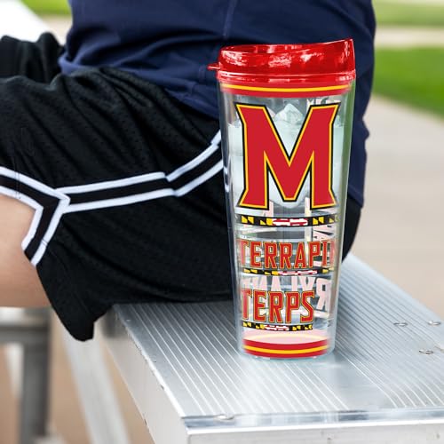 Image of Rico Industries NCAA College Double Wall Mayhem 16oz Or 20oz Tritan Tumbler W Lid