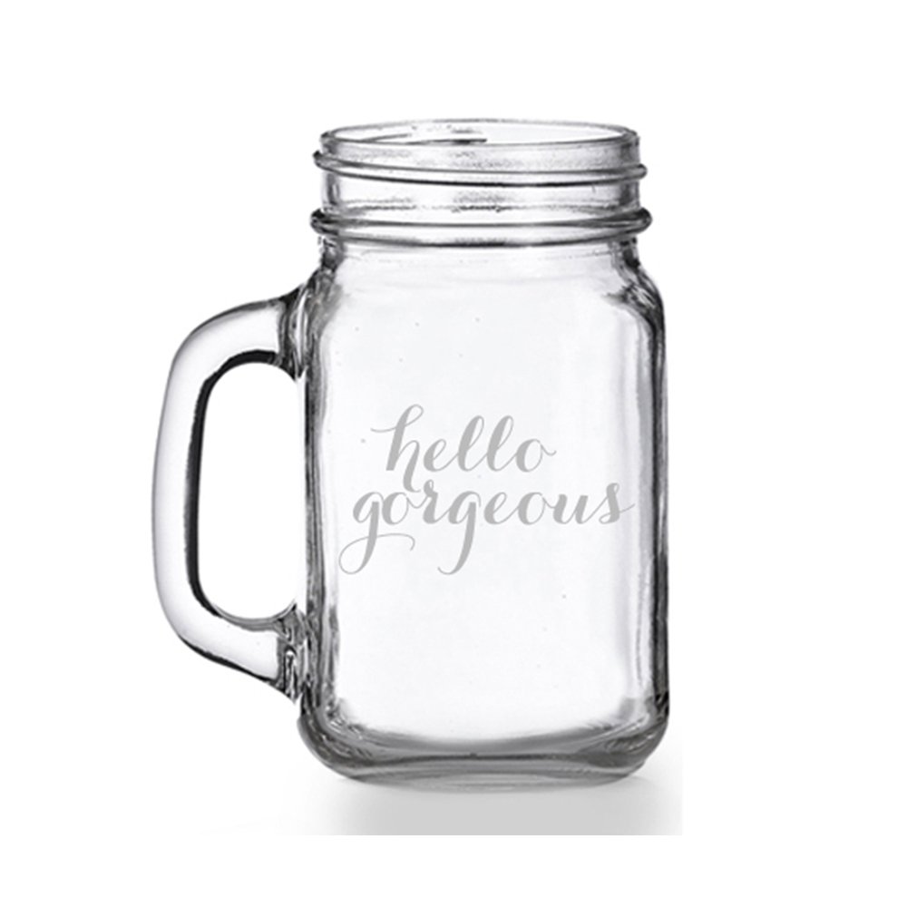 Hello Gorgeous Mason Jar Mug