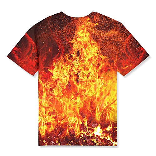 Image of Linnhoy Kids 3D Print Fashion Graphic T-Shirts for Boys Girls 6-16 Years