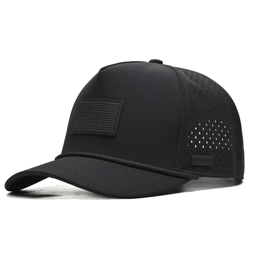 Curves &amp; Clubs Titties Golf Hat - Funny Golf Hat, Titties Hat - Funny American Hat - One-Size-Fits-All - Men's Gifts