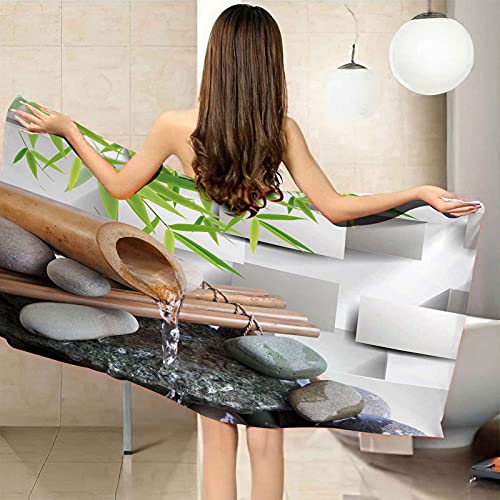 PGHAWXZ Toalla Playa Niña Niño 3D Impresas Paisaje De Bambú Toalla Microfibra 80x135cm para Sauna,Toalla De Playa Ligeras Secado Rápido Toallas De Baño Absorbente Manta Toalla De Viaje