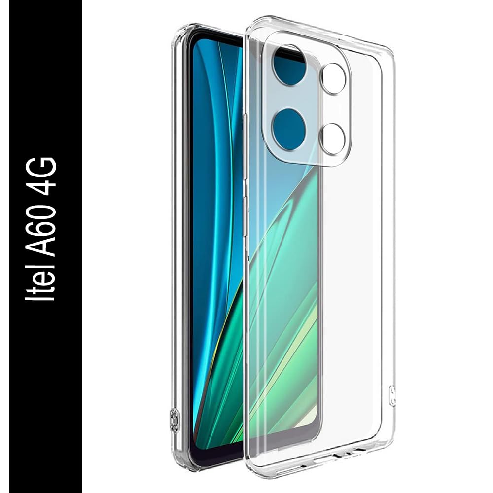 Amazon Brand- Solimo Basic Case for Itel A60 4G (Thermoplastic Polyurethane_Clear) (B0C14WYMWF) Amazon Price History, Amazon Price Tracker