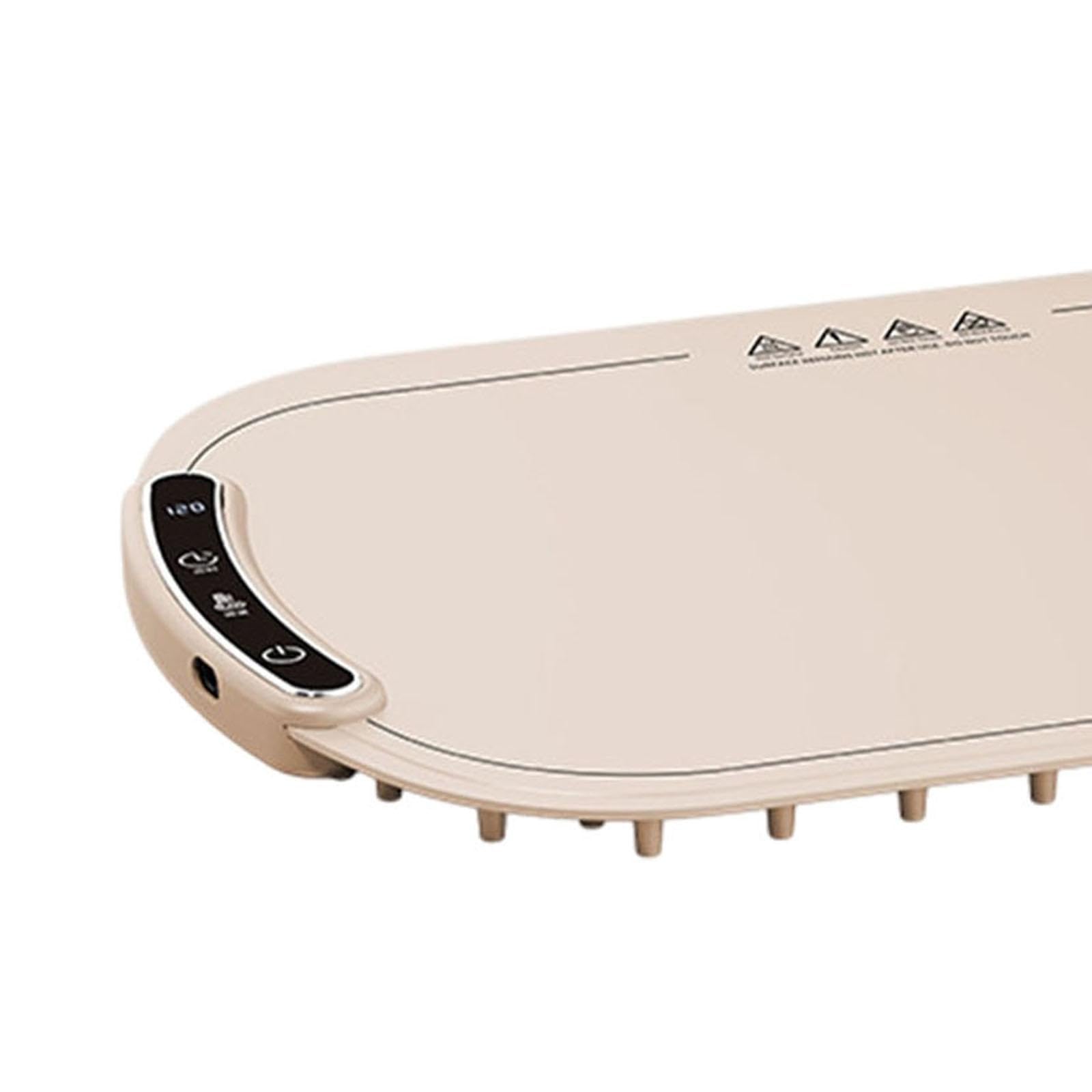 Manta Térmica para Alimentos, Almohadilla Calefactora, Fácil de Limpiar, Placa Calefactora Eléctrica Portátil para El Hogar, Y Fiestas de, Ovalado marrón Claro, Individual