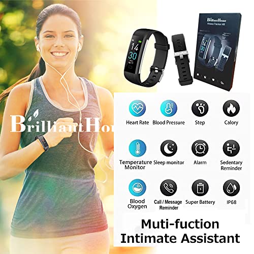 Brillianthouse S5 Fitness Tracker With Heart Rate Sleep Monitor Step Counter thumb #1