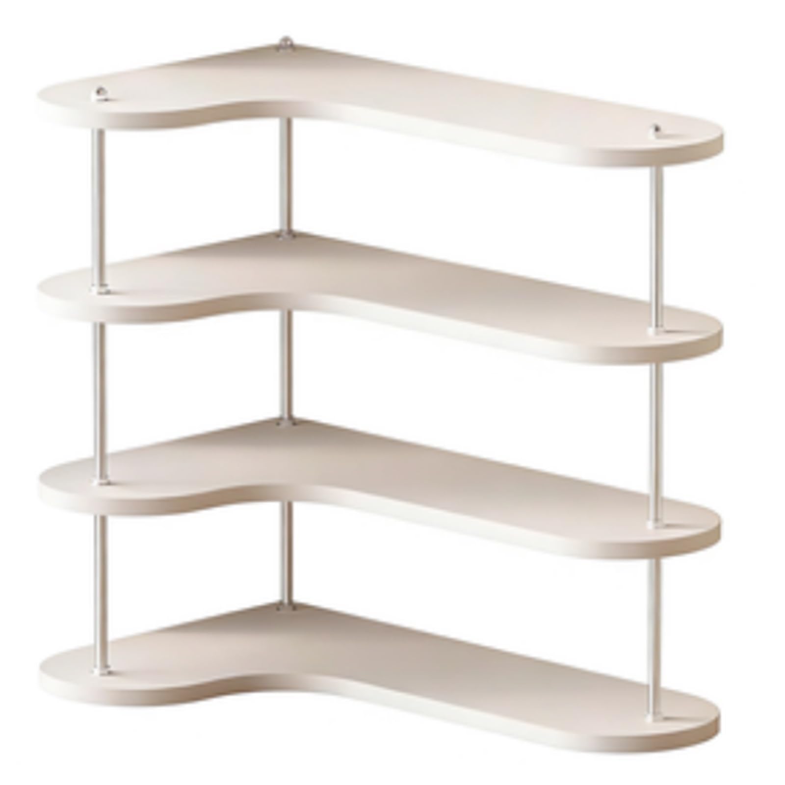 CYairong-22 Cup Display Shelf Cup Storage Desktop Corner Coffee Layered Tea Cup Holder Coffee Mug Display Rack(White)