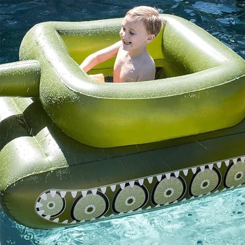 Aufblasbarer Schwimmbad-Panzerschwimmer, Kampfpanzer-Aufsitzer Mit...
