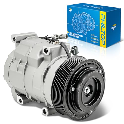 Image of PHILTOP 4711015 Air Conditioner AC Compressor with Clutch for Lexus GX460 2010-2023,LX570 2008-2011, 2013-2021, Toyota Sequoia 2010-2022, 2008-2009 5.7L,Land Cruiser 2008-2011, 2013-2021