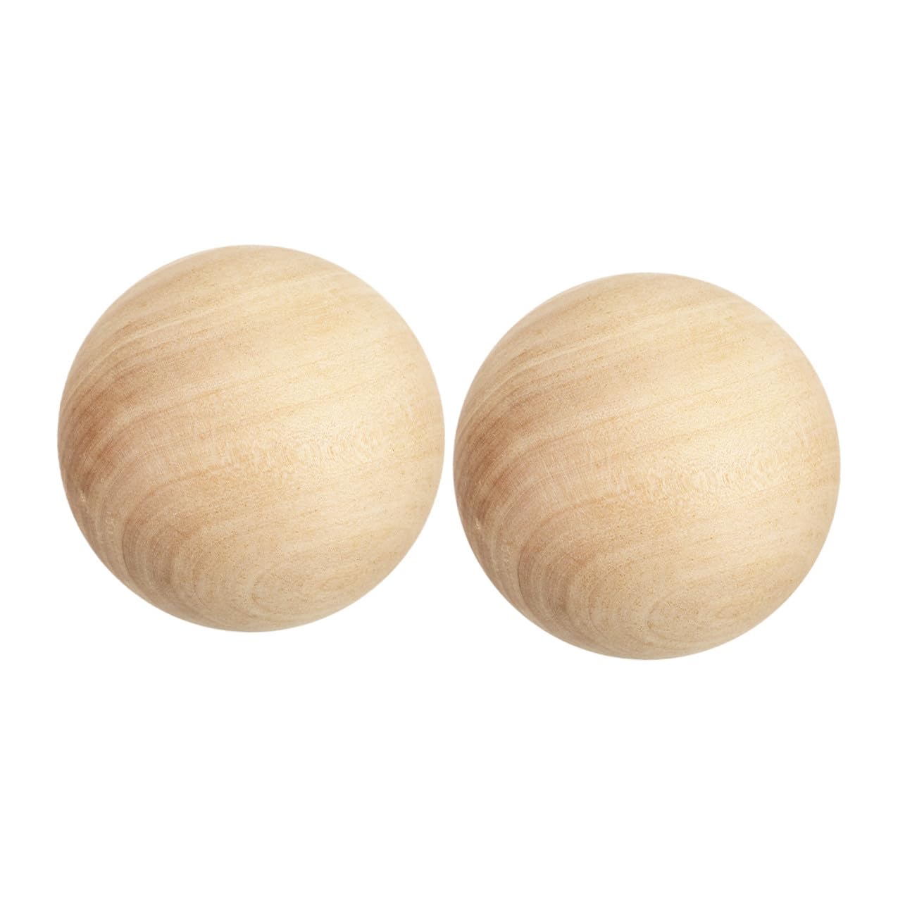 Operitacx 2piezas Bolas de Madera Redondas sin Pintar Madera Natural para Manualidades Creativas Proyectos de Arte Infantil y Decoración de Hogar Círculos de Troncos