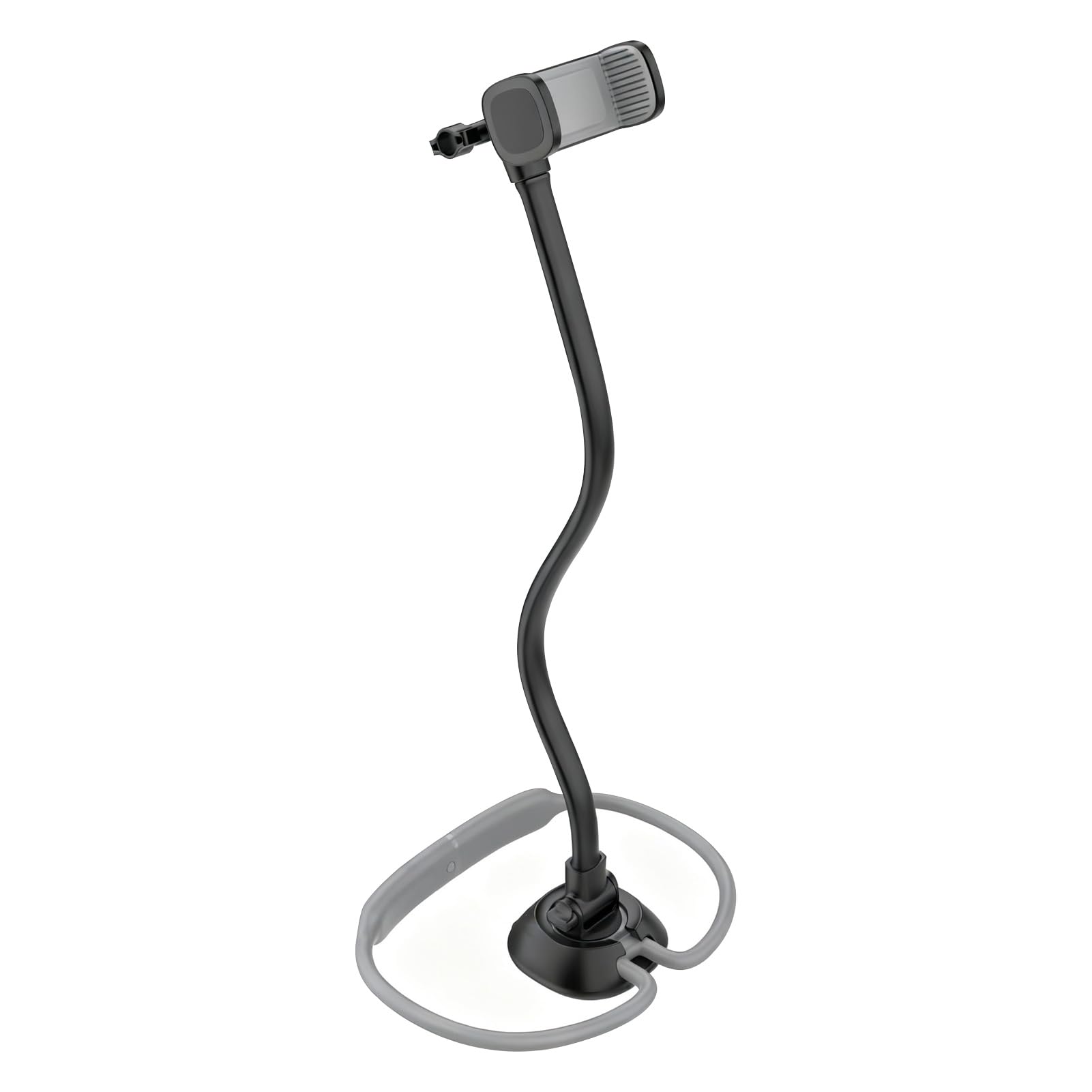 Soporte para Teléfono Celular, Soporte Flexible para Teléfono con Cuello de Cisne, para Móvil para Cama, para Inteligente de 2,48 a 3,58 Pulgadas, Ideal para Vlog POV, Selfie y para Cuello