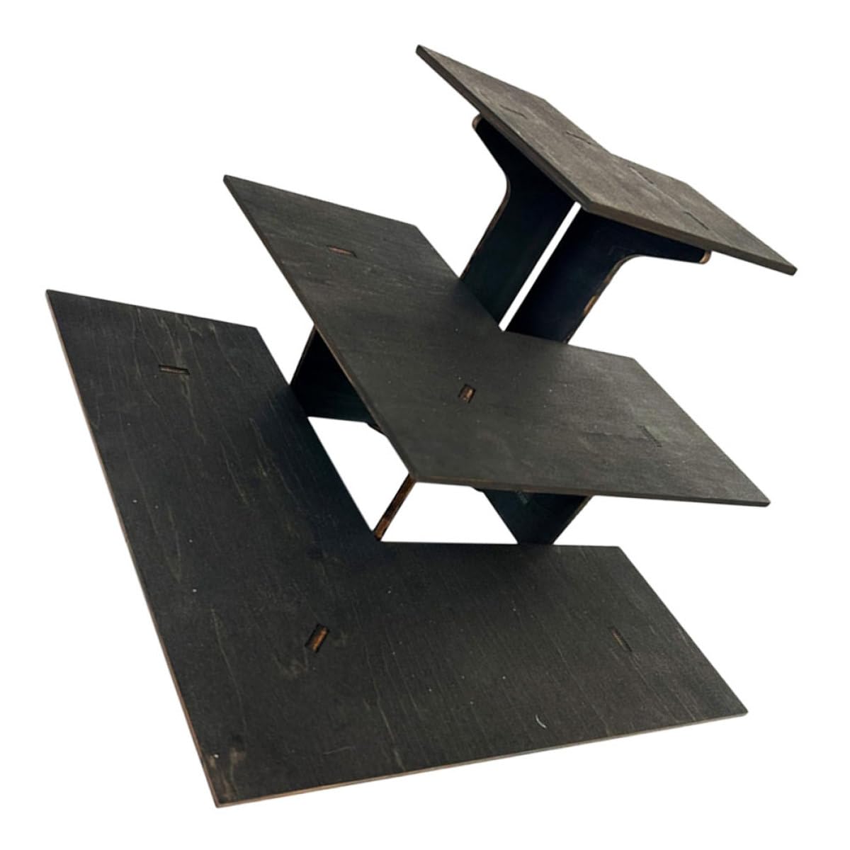 Présentoir support d'angle amovible bois compact contre le manque de place