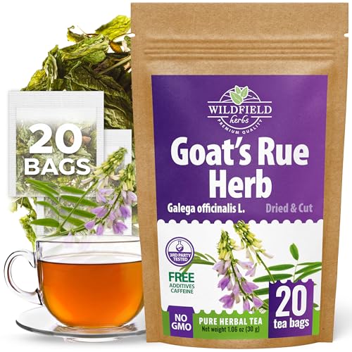 Image of 20 Bags Goat'S Rue Goat'S Goats Rue Herb Tea (Galega Officinalis L.) - 20 Count 1.5 g Tea Bags Blood Sugar French Lilac Ruda De Cabra