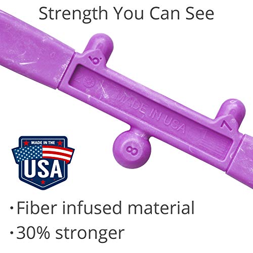 Body Back Buddy Jr - Back Massager (Next Gen 2020 Version) Handheld Massage Stick, Trigger Point Massage, Full Body Muscle Pain Relief (Purple Marbled) - Thumbnail 3