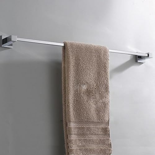 Suporte Porta Toalha de Banho Grande Em Aço Inox 64 Cm Premium - Linha Berlim