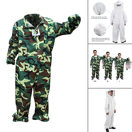 Perfeclan Imkeranzug, Imkeranzüge Overall Outfit Ausrüstung Bienenzuchtbedarf mit schützender, selbsttragender, runder… – Bild 7