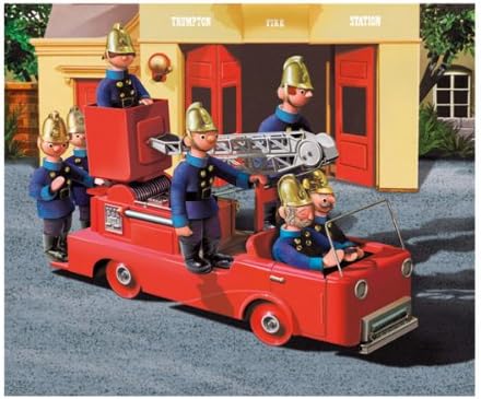 Museums and Galleries Marketing. The Illustrators 16cm x 16cm Trumpton Fire Station Designed Greeting Card