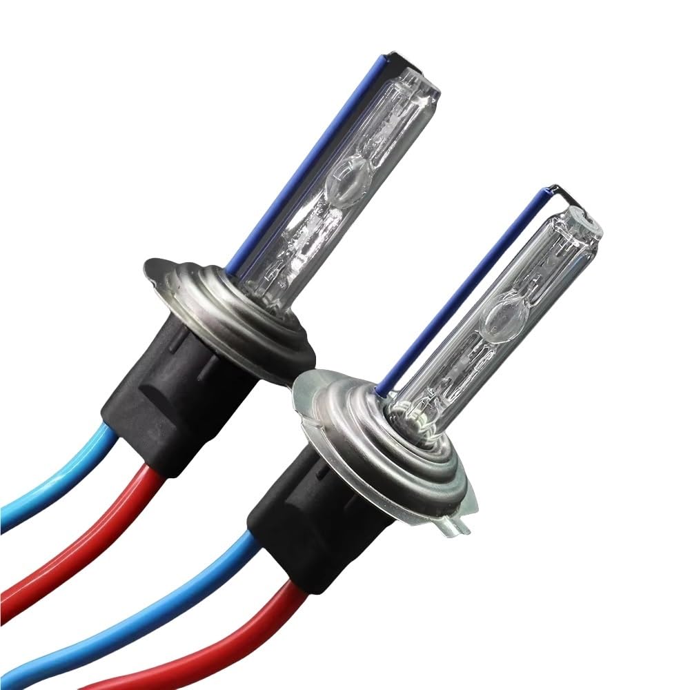 HID Xenón Balasto Kit De Bombilla Y Balasto para Faro De Xenón HID para Coche 55W 9005 K-9006 H1 H3 H7 H8 H11 881 HB3 880 HB4 9012 3000 8000 Xenón HID Lastre(4300K Warm White,H7)