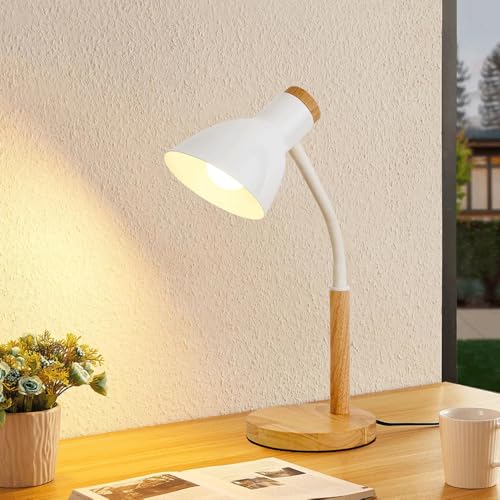 Lampe de bureau modélisation classique en bois massif français de qualité - 4