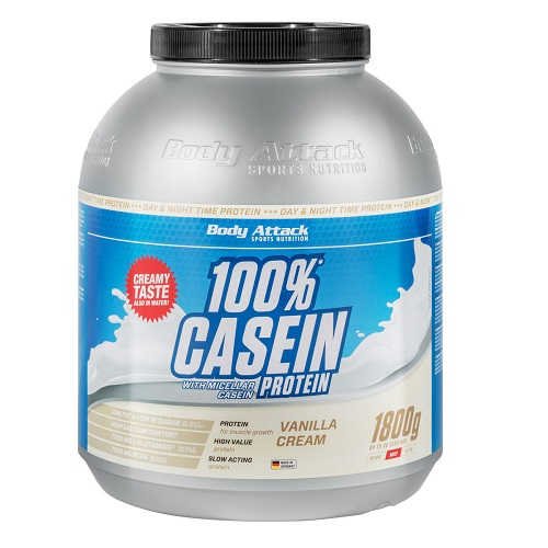 Body Attack Casein Protein 2 x 1,8kg Dose 2er Pack Chocolate Cream