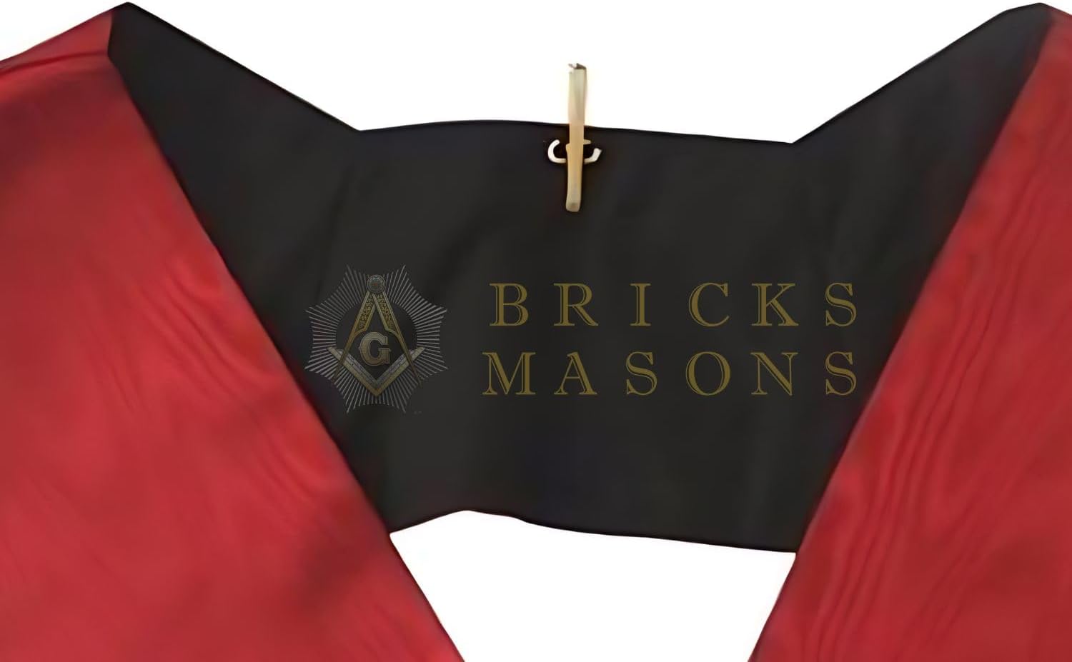 Bricks Masons Masonic AASR collar 18th degree - Knight Rose Croix - Senior Warden