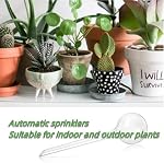 12 Pcs Plant Watering Globes, Automatic Watering Bulbs, Plastic Garden Watering Globes Device, Water Device Drip for Plant, Self-Watering System for Indoor Outdoor Garden