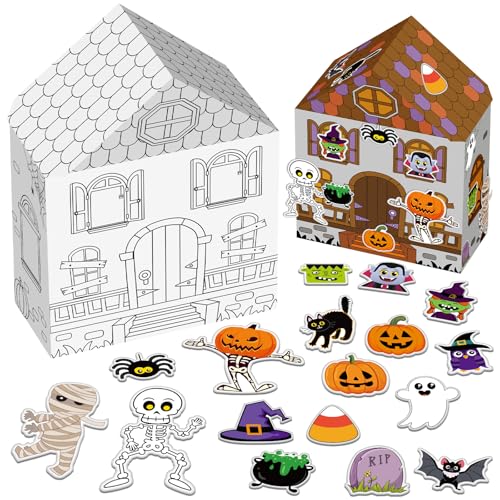 Civaner 18 Pcs/1 Sets DIY Haunted House Craft Kits for