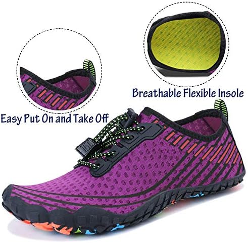 Men Women Water Sports Shoes Slip-on Quick Dry Aqua Swim Shoes for Pool Beach Surf Walking Water Park - Image 7