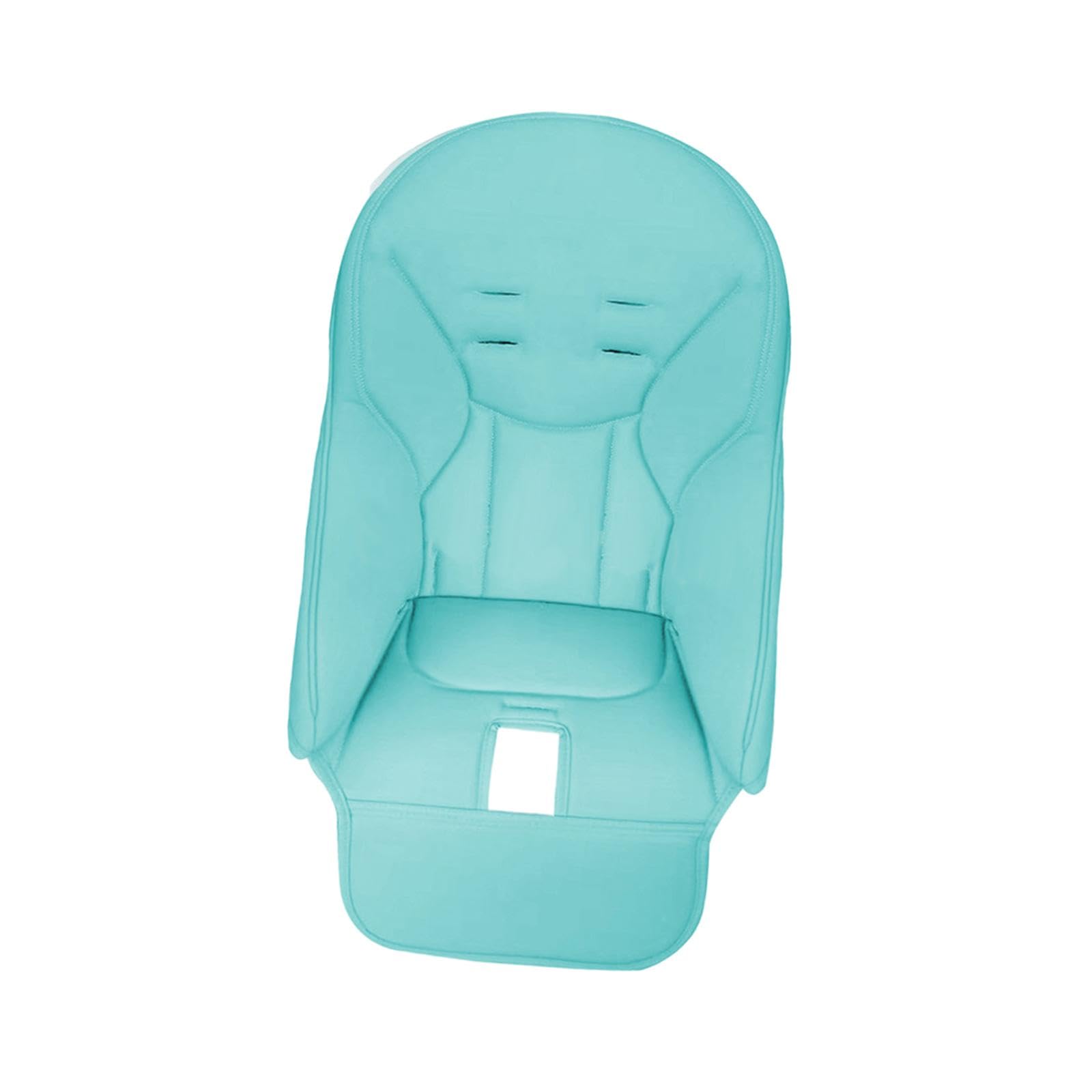 Copertura Sedia Alta Cuscino Booster Imbottito Bambino Copri Sedia Morbido in Pelle Pu Idrorepellente Facile da Pulire Antimacchia Leggero Adatto per, Blu